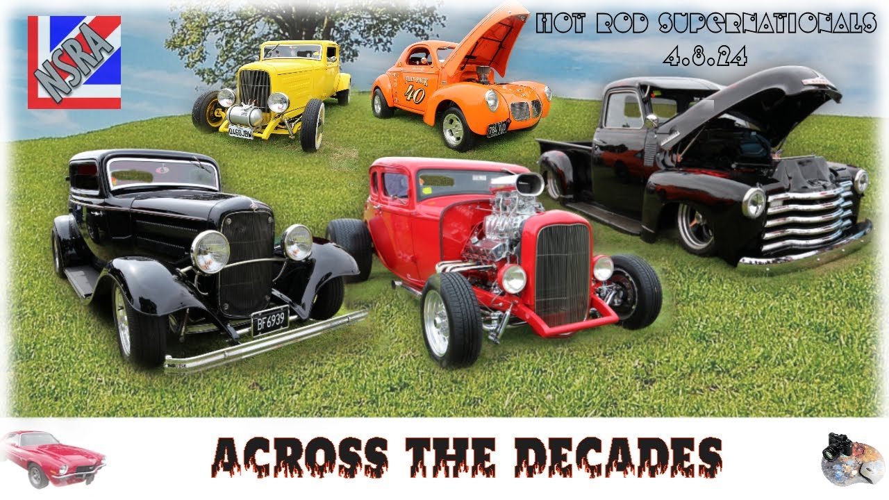 NSRA Supernats 2024. Largest, Best, Hot Rod & Custom Car Show of the year?  NSVA vans at Old Warden.