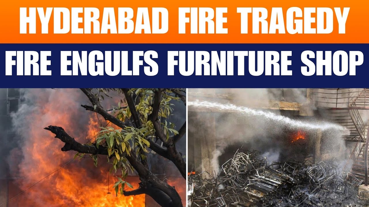 Hyderabad Fire Tragedy: 5 Watchmen Killed After Furniture Shop Blaze Rages 20 Hours