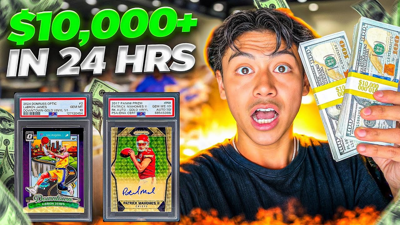 $10,000+ PROFIT Flipping High-End Sports Cards 🔥 | Dallas Card Show