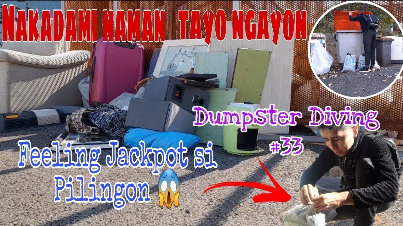 DUMPSTER DIVING IN SOUTH KOREA #33 Mga ibat ibang kagamitan naman nakuha ko ngayon😮 FEELING JACKPOT