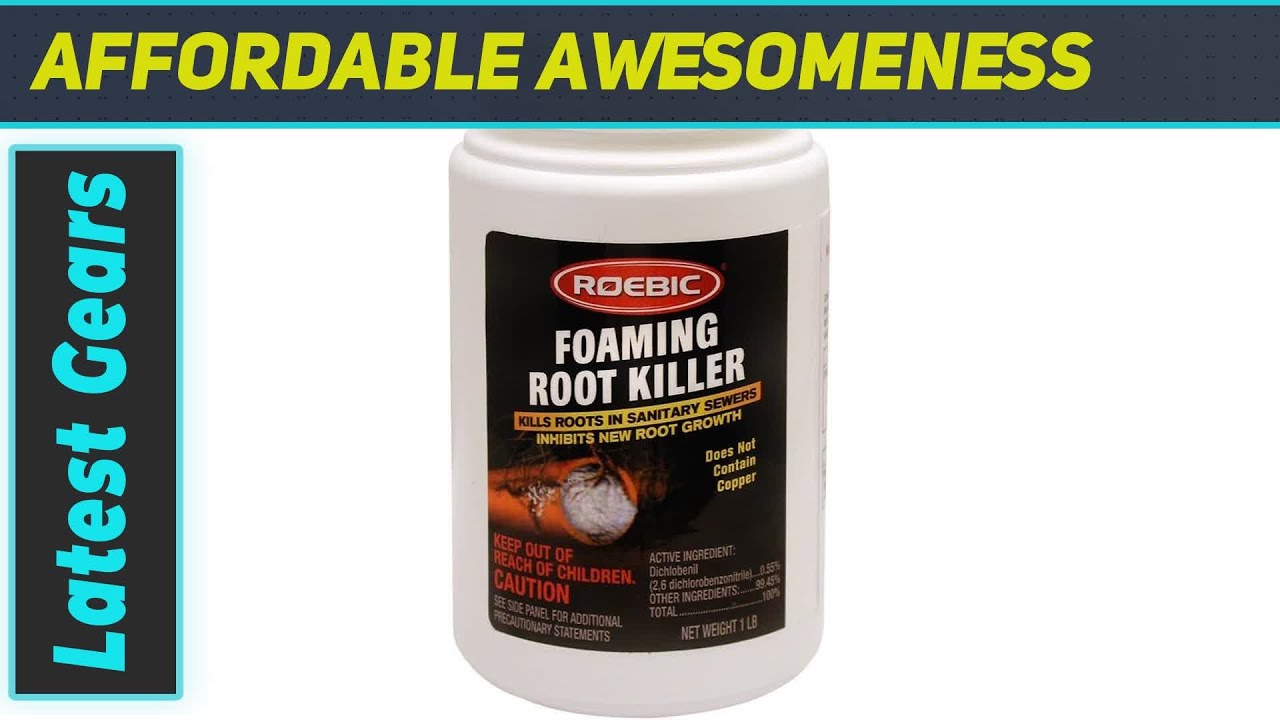 Пенящееся корнеуничтожающее средство Roebic FRK-1LB: лучшее решение для засоров труб