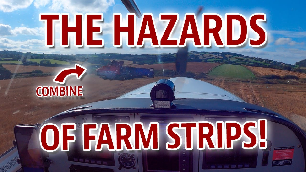 The HAZARDS of Farm Strip Flying - Glebe Farm Airstrip