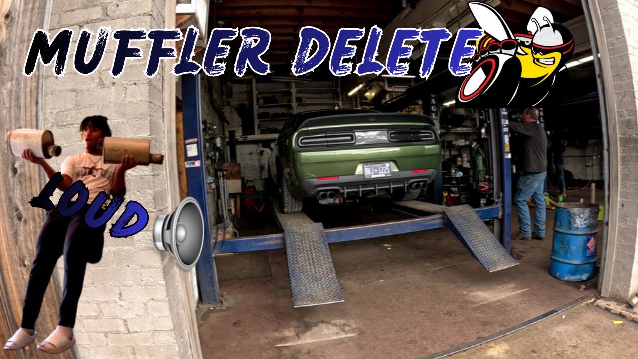 Я убрал глушитель со своего Challenger Scatpack.