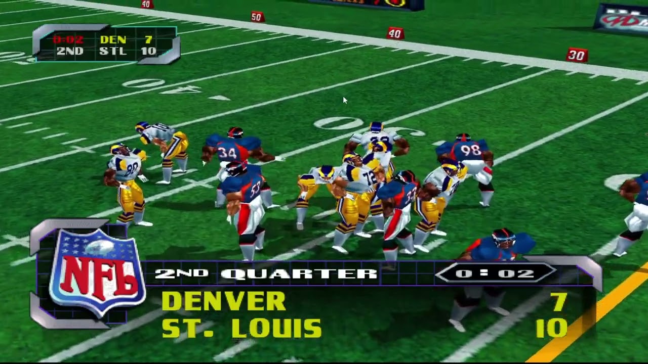 NFL BLITZ 2K [DC]: BRONCOS vs RAMS [HD]