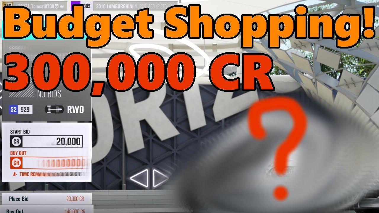 Forza Horizon 3 What Can You Get for a 300K Budget? Used Car SHOPPING!