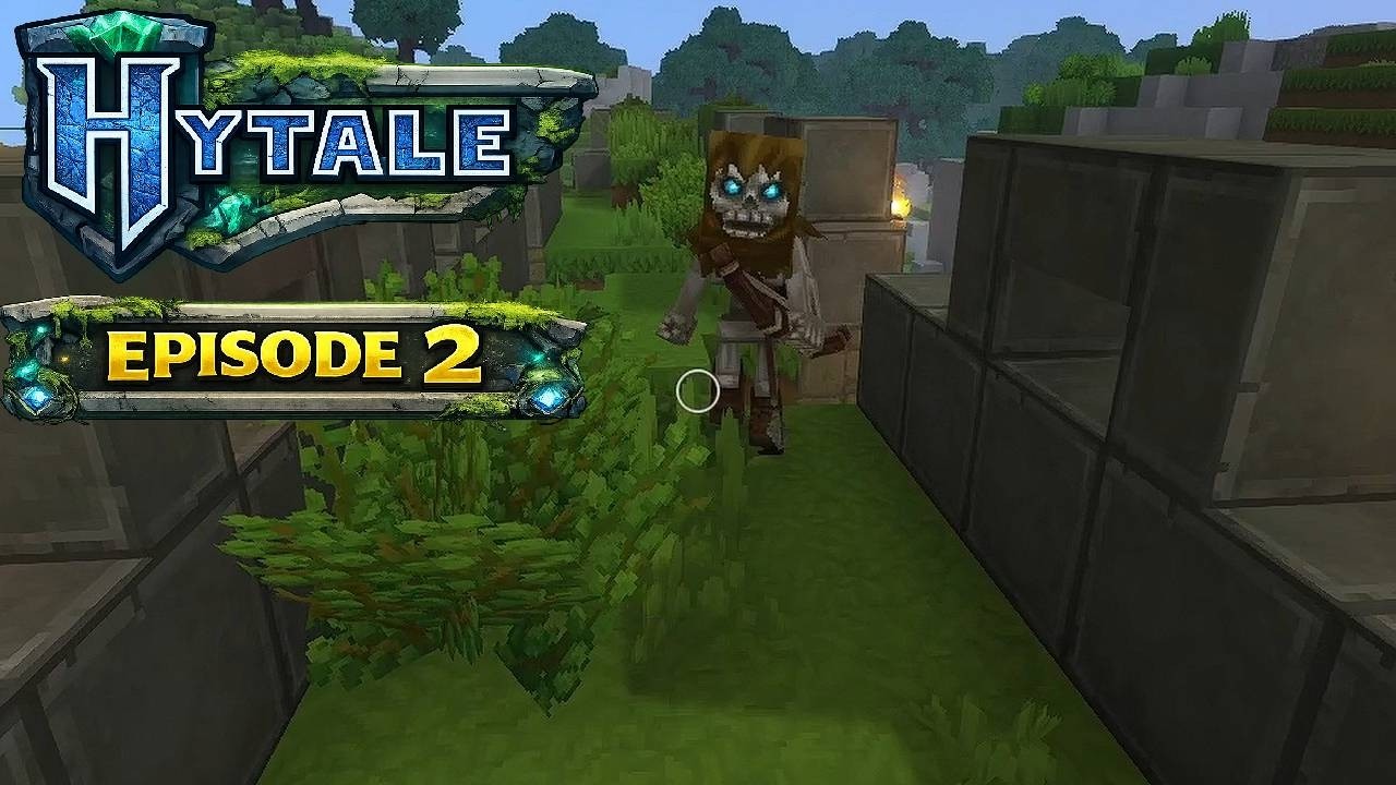 Hytale EP 2 – Building, Exploring, and My First Death | SharkZone