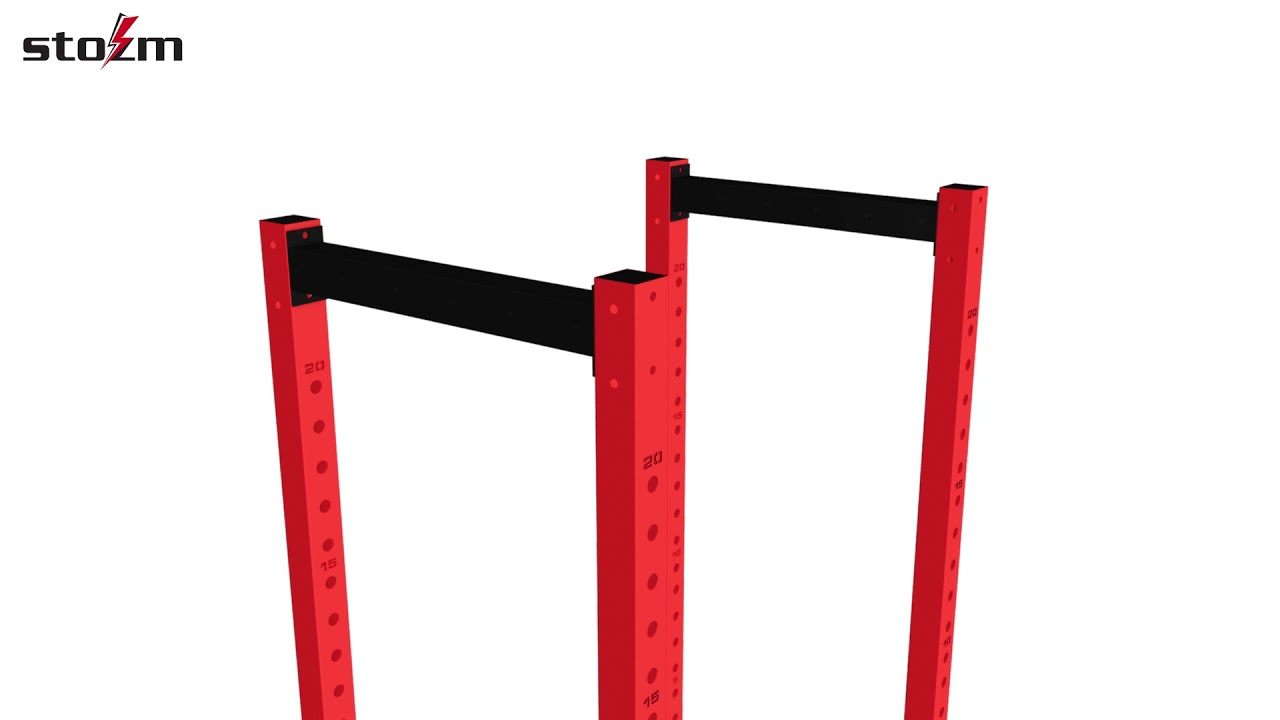 STOZM 3&rdquo;x3&rdquo; Multi-Functional Power Rack Supports 500kg (1100lbs)