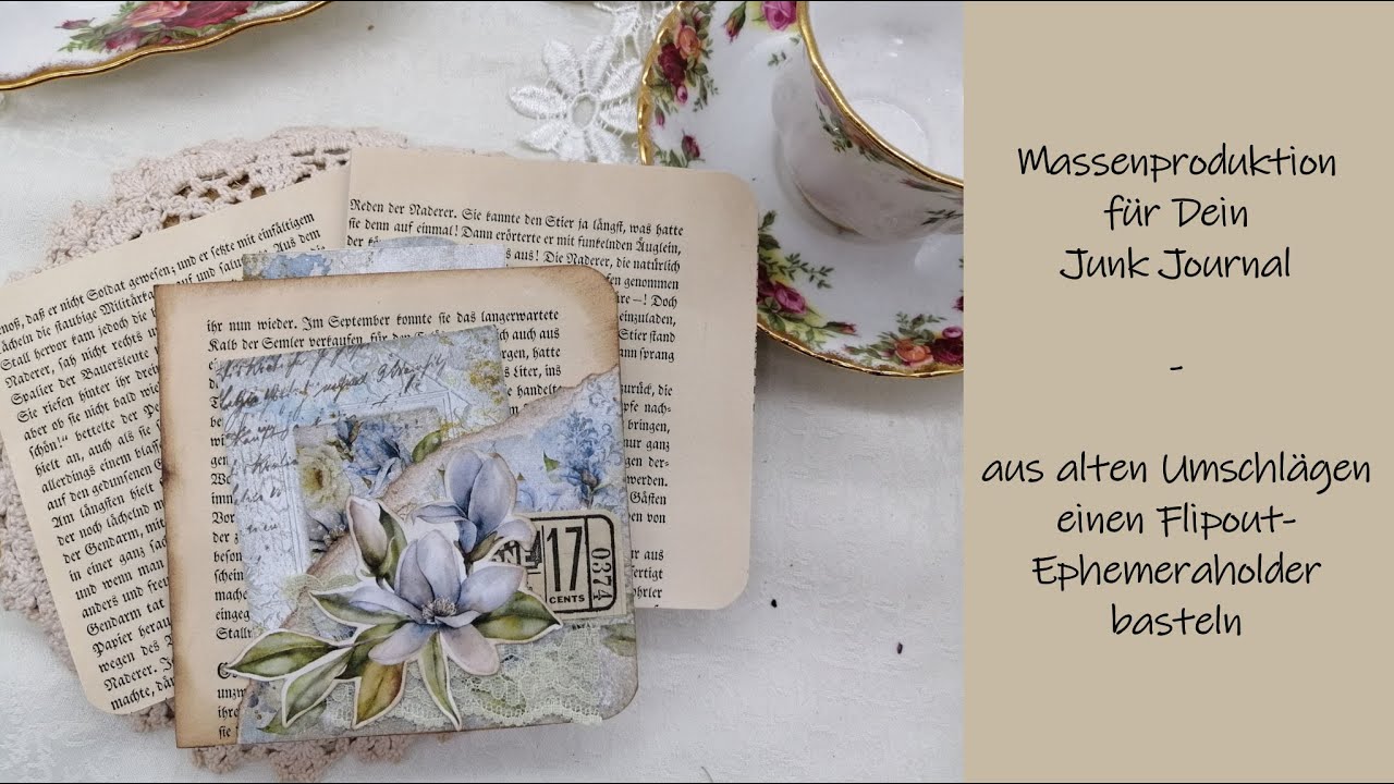 Massenproduktion für Dein Junk Journal // 