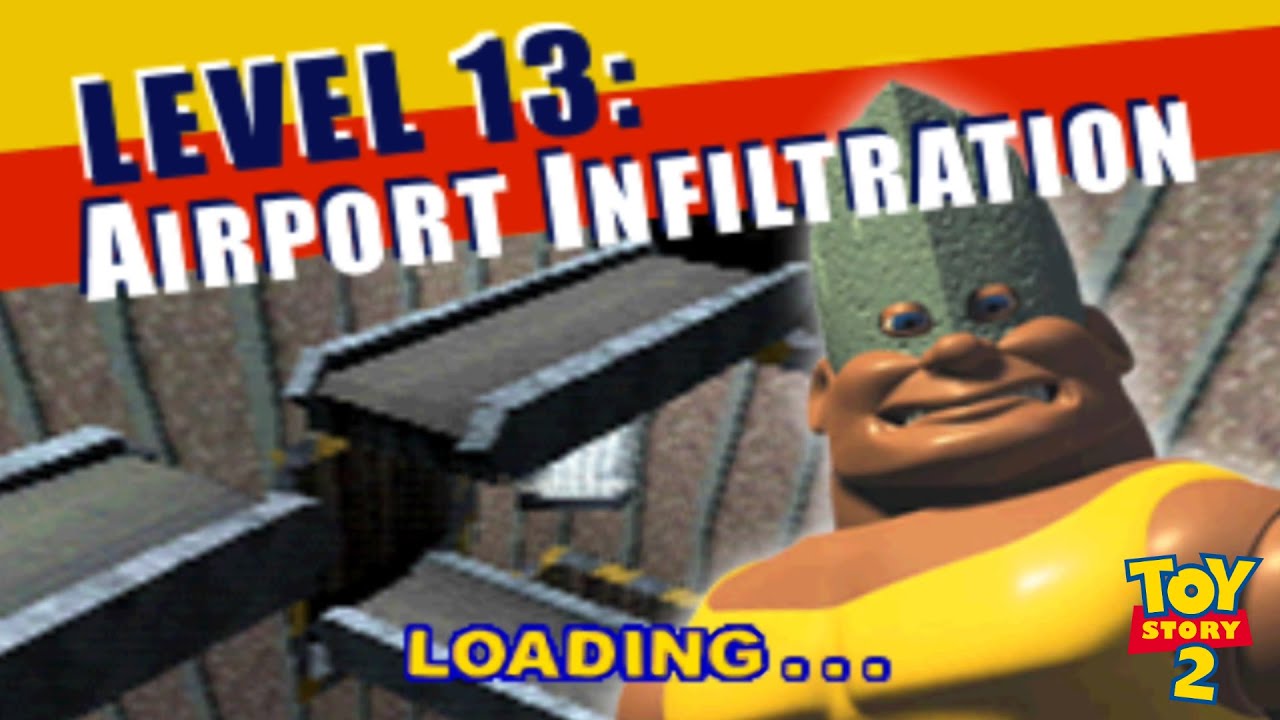 Toy Story 2 : Buzz Lightyear to the Rescue (PS1) ~ Level 13: Airport Infiltration - Walkthrough