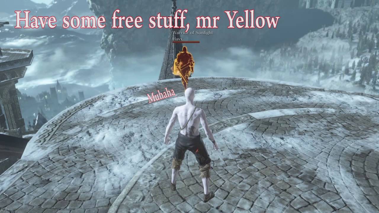 Dark Souls 3: The Pale Man Trolling Anor Londo