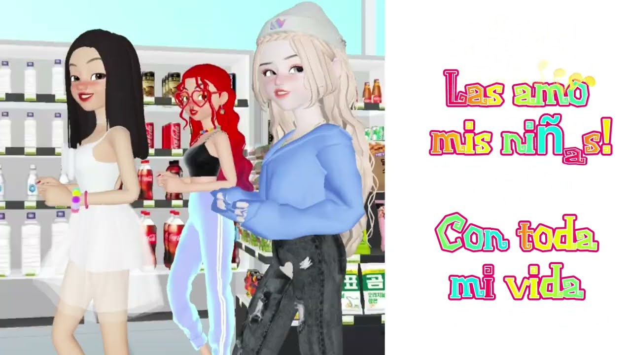 Mejores amigas 😍✨ 🧍🏻‍♀️🧍🏼‍♀️🧍🏼‍♀️ Lü Wolff Video Lyric para dedicar en San Valentín! 😍