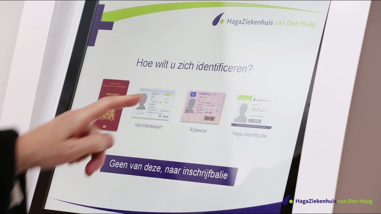 Eenvoudig aanmelden met uw legitimatiebewijs