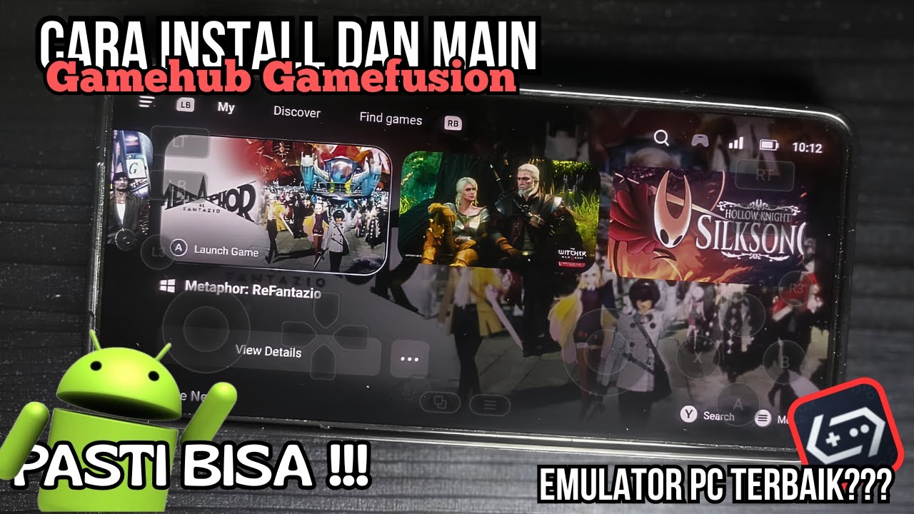 TUTORIAL LENGKAP INSTALL DAN MAIN GAME PC DI GAMEHUB | EMOLATOR PC TERBAIK 2025?