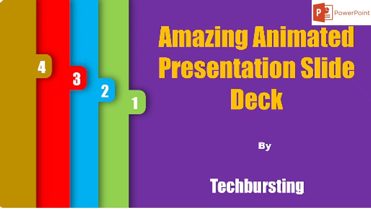 Amazing Creative PowerPoint  Presentation Animation Slide Deck Tutorial