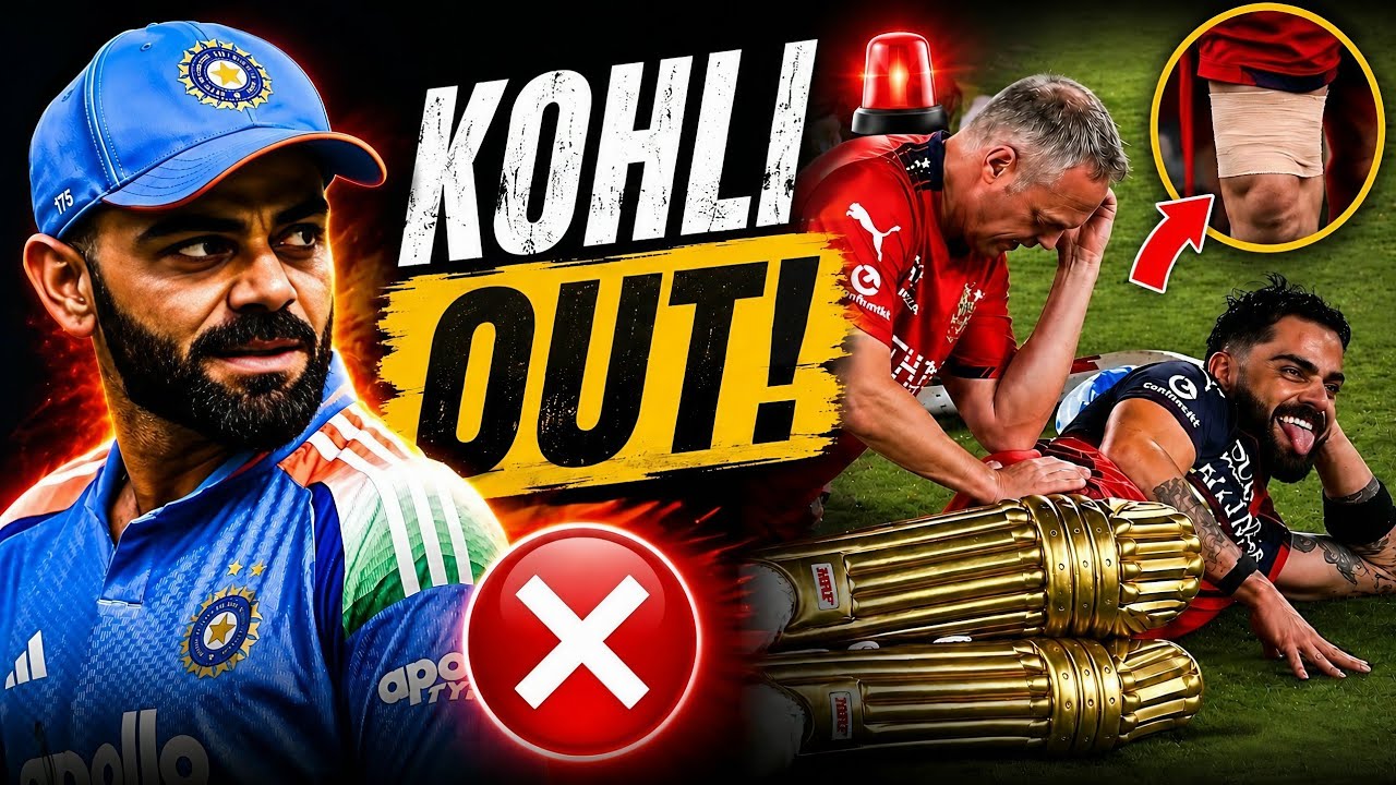 Virat Kohli OUT! Played IPL Final With Torn Hamstring 😱 | Misses Afghanistan Series 🚨