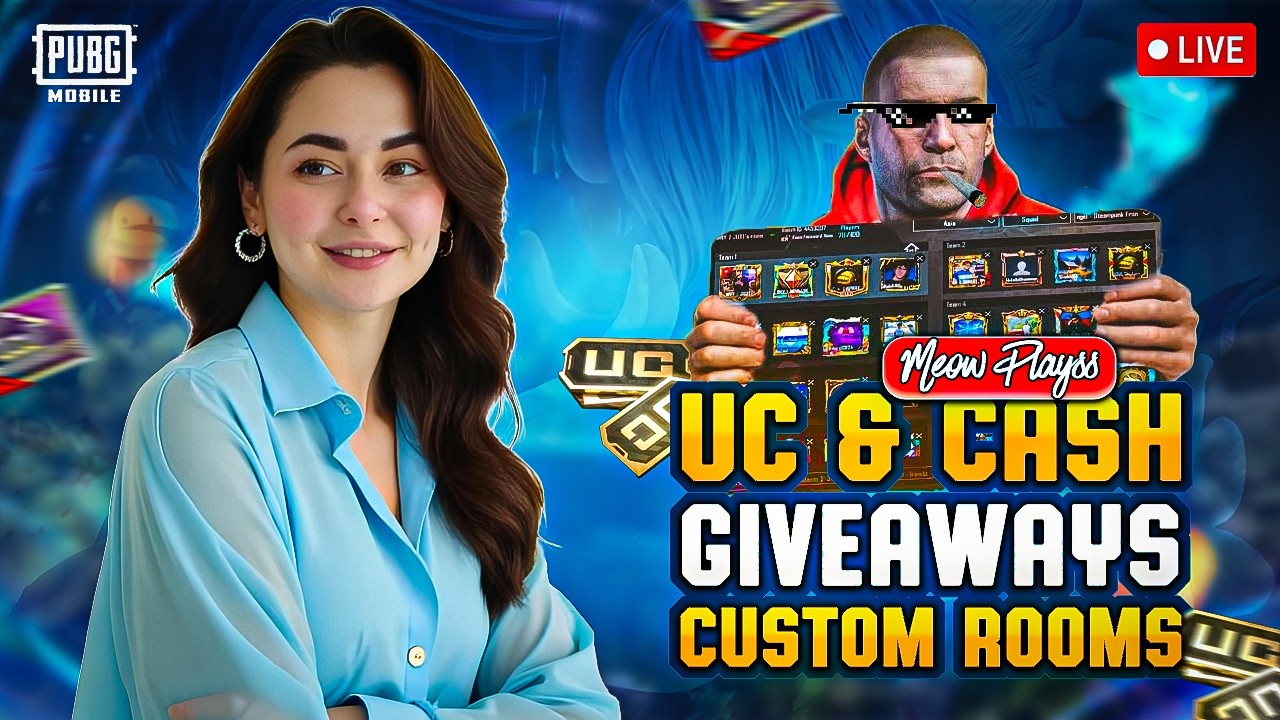 1V1 TDM CUSTOM ROOMS AND UC GIVEAWAY MEOW PLAYSS