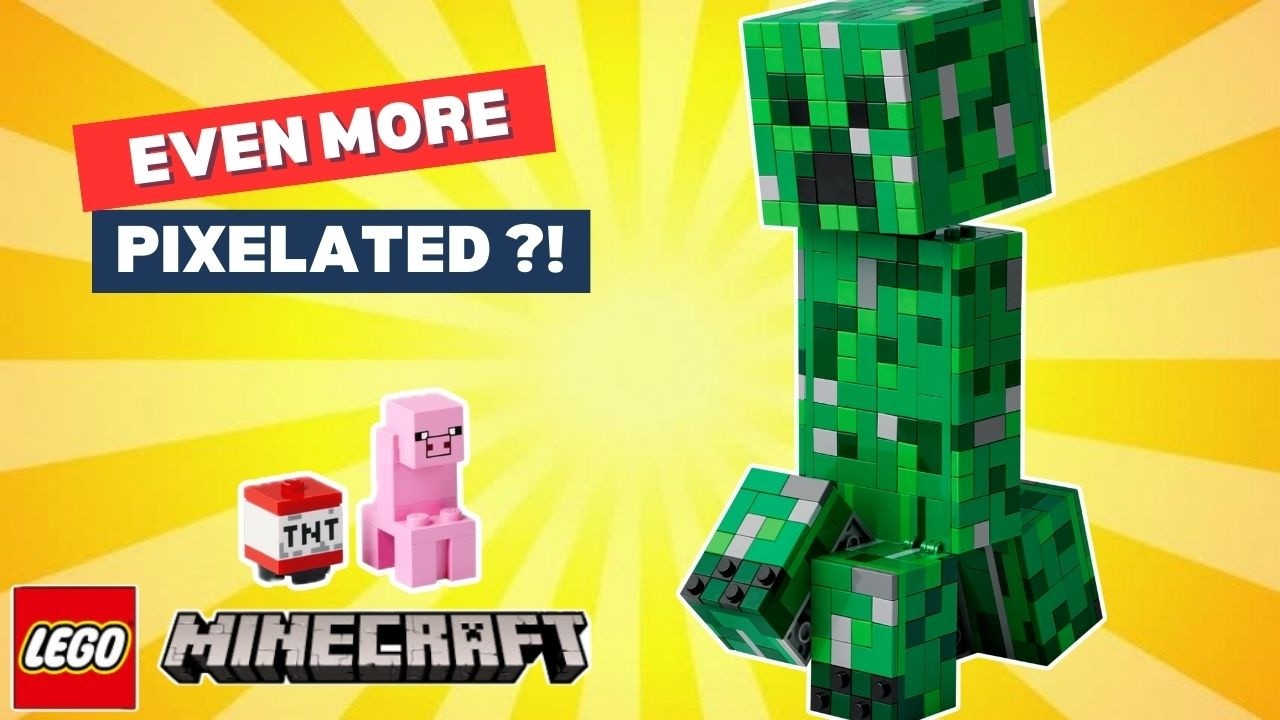 The Most Pixelated LEGO Minecraft Creeper Yet? | 21276 Speed Build & Review
