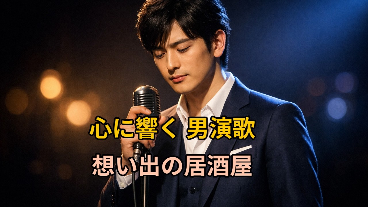想い出の居酒屋から始まる 男演歌集｜男の人生物語