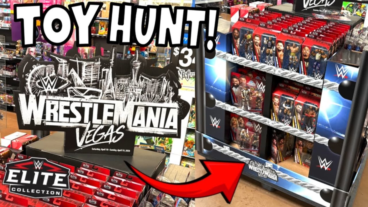 В ходе поиска игрушек WWE найдены фигурки с WRESTLEMANIA!