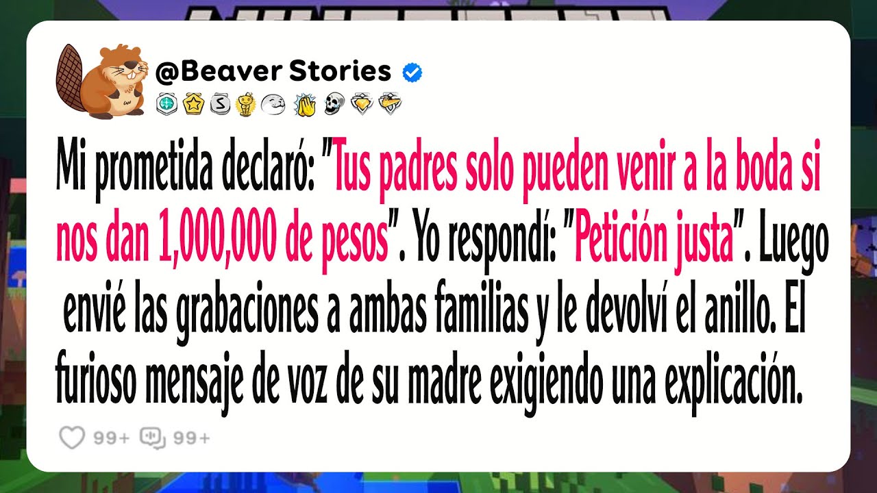 Mi prometida declaró: "Tus padres solo pueden venir a la boda si nos dan 1,000,000 de pesos".