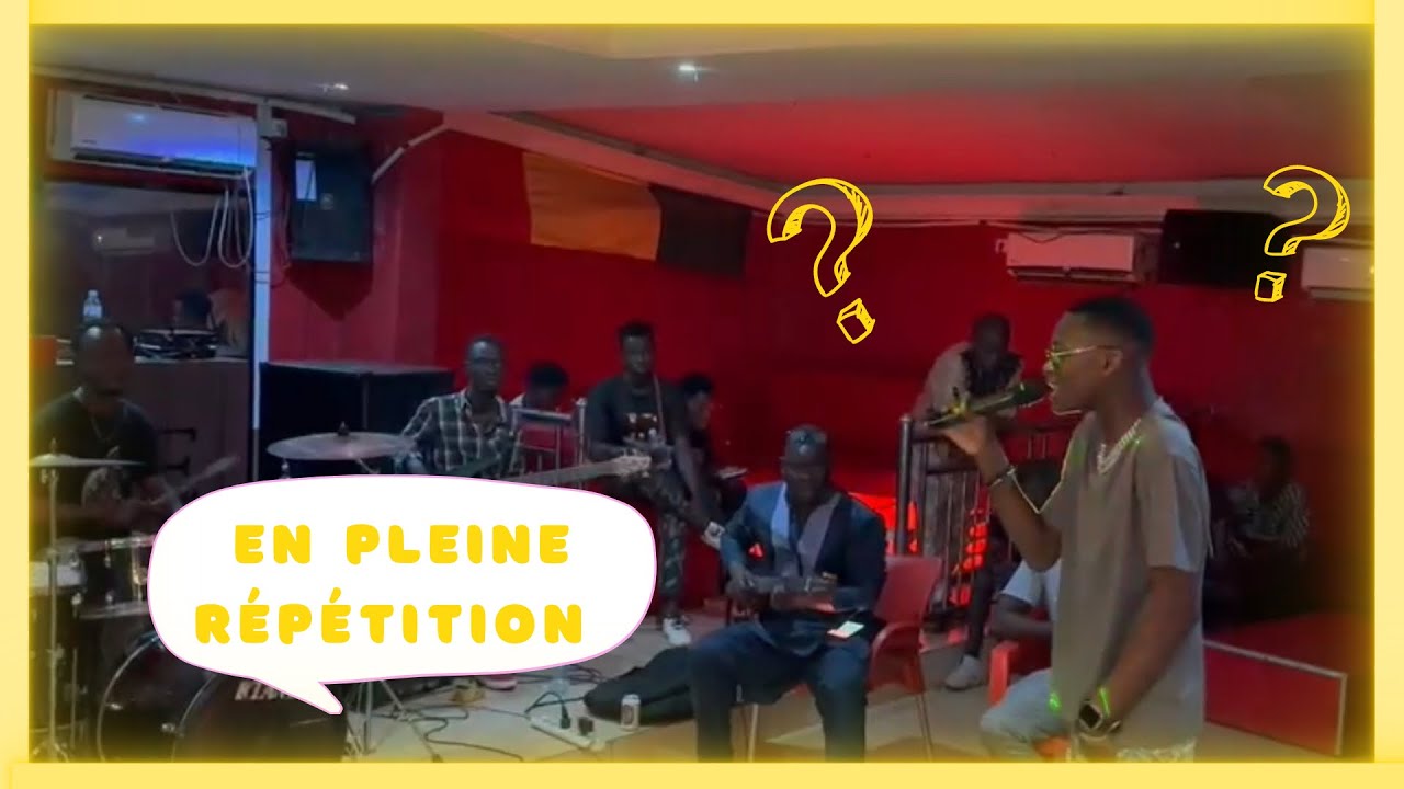 SEYDOU CHEE - En pleine répétition, pour la préparation du concert de Guinée Conakry 2023