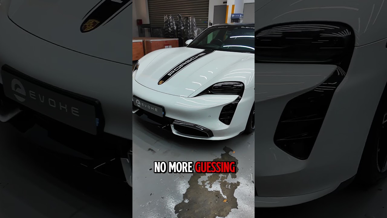 Porsche Taycan — модернизированная оригинальная система помощи при смене полосы движения (предупр...