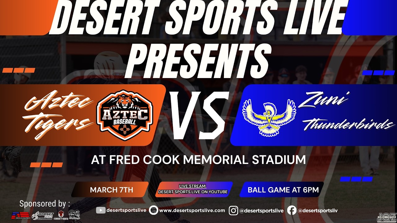 ⚾ Diamond Showdown | Aztec Tigers vs. Zuni Thunderbirds | LIVE