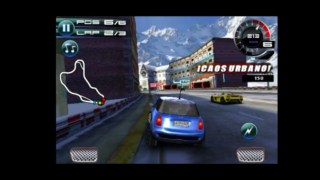 Asphalt 5 iPhone/android TOUCH HLE test and Gameplay android 4gb ram