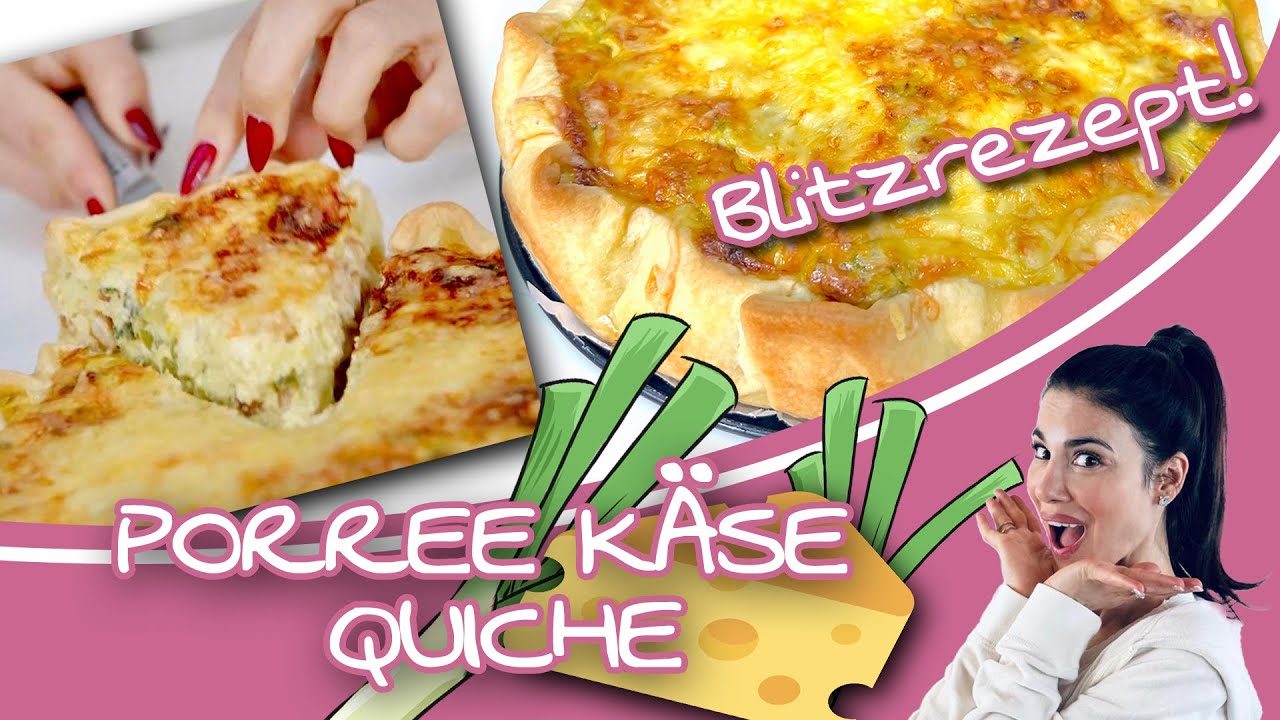 Besser als Pizza! Diese Käse-Porree-Quiche ist einfach göttlich | Rezept für Quiche mit Käse
