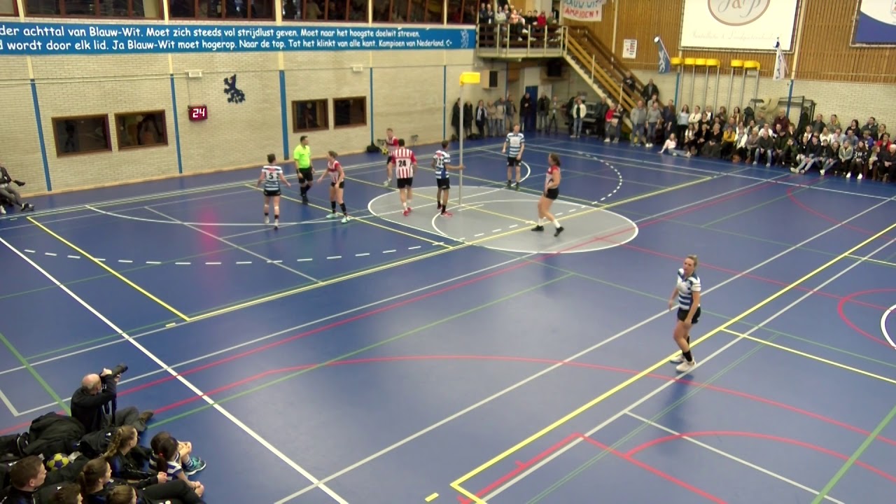 Korfbal League Samenvatting, speelronde 12: Blauw-Wit (A) - Fortuna