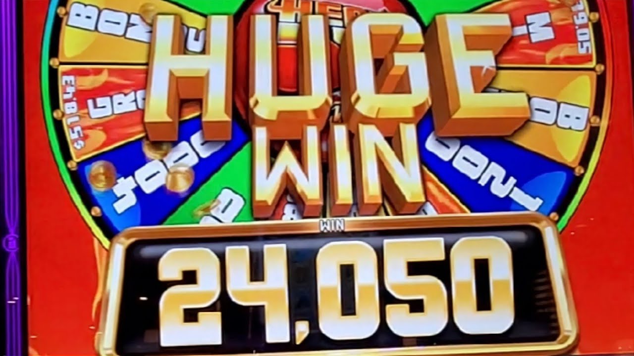 Vegas Max Bet Power Wheel Bonus Win!