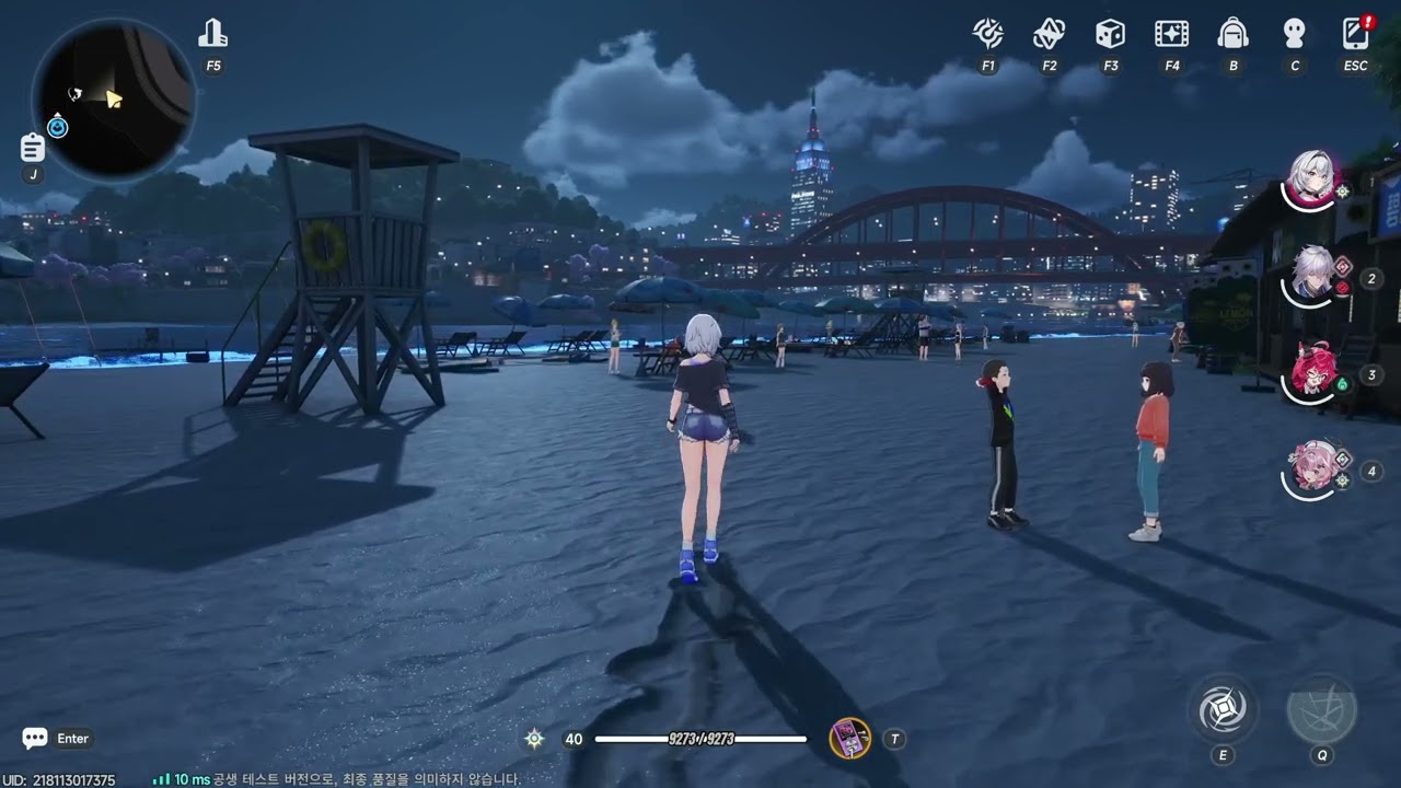 [이환 NTE] 헤테로시 해변가 밤/비 BGM // Neverness To Everness CBT2 Beach side Night/Rainy day music