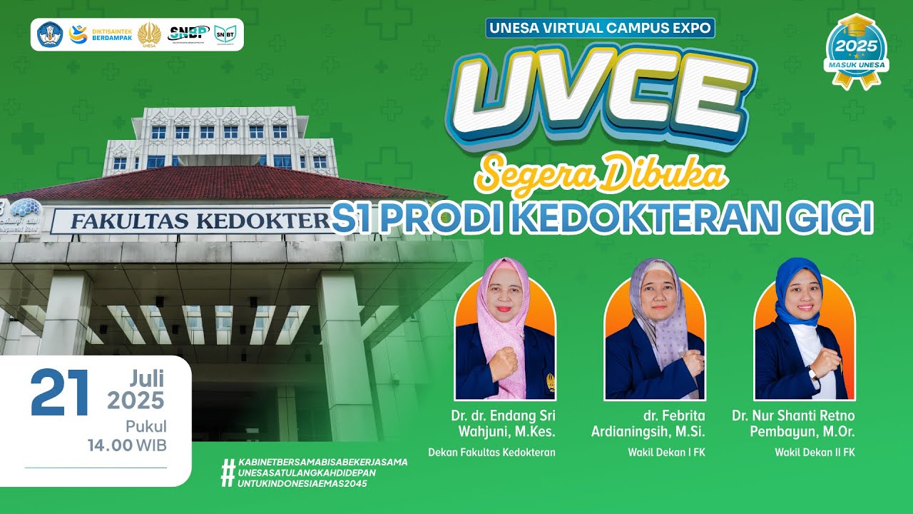 UVCE 2025 - Segera Dibuka S1 Kedokteran Gigi