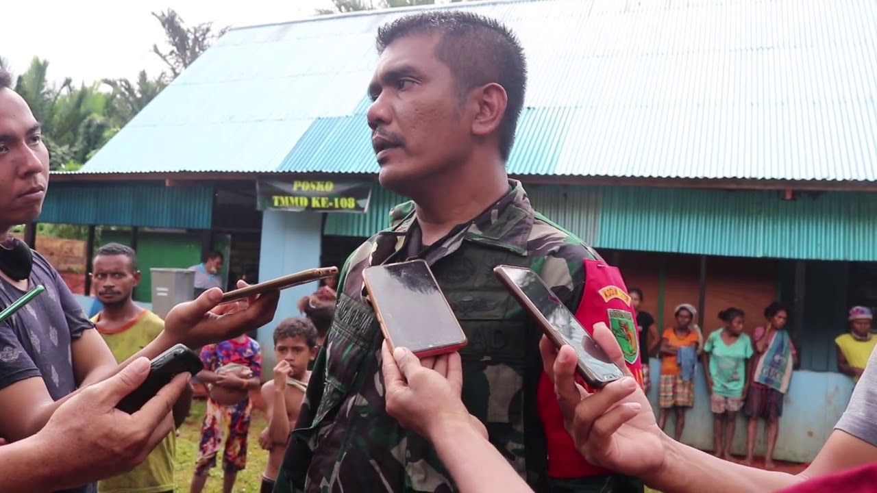 Bahagianya masyarakat Papua sambut TNI manunggal membangun desa