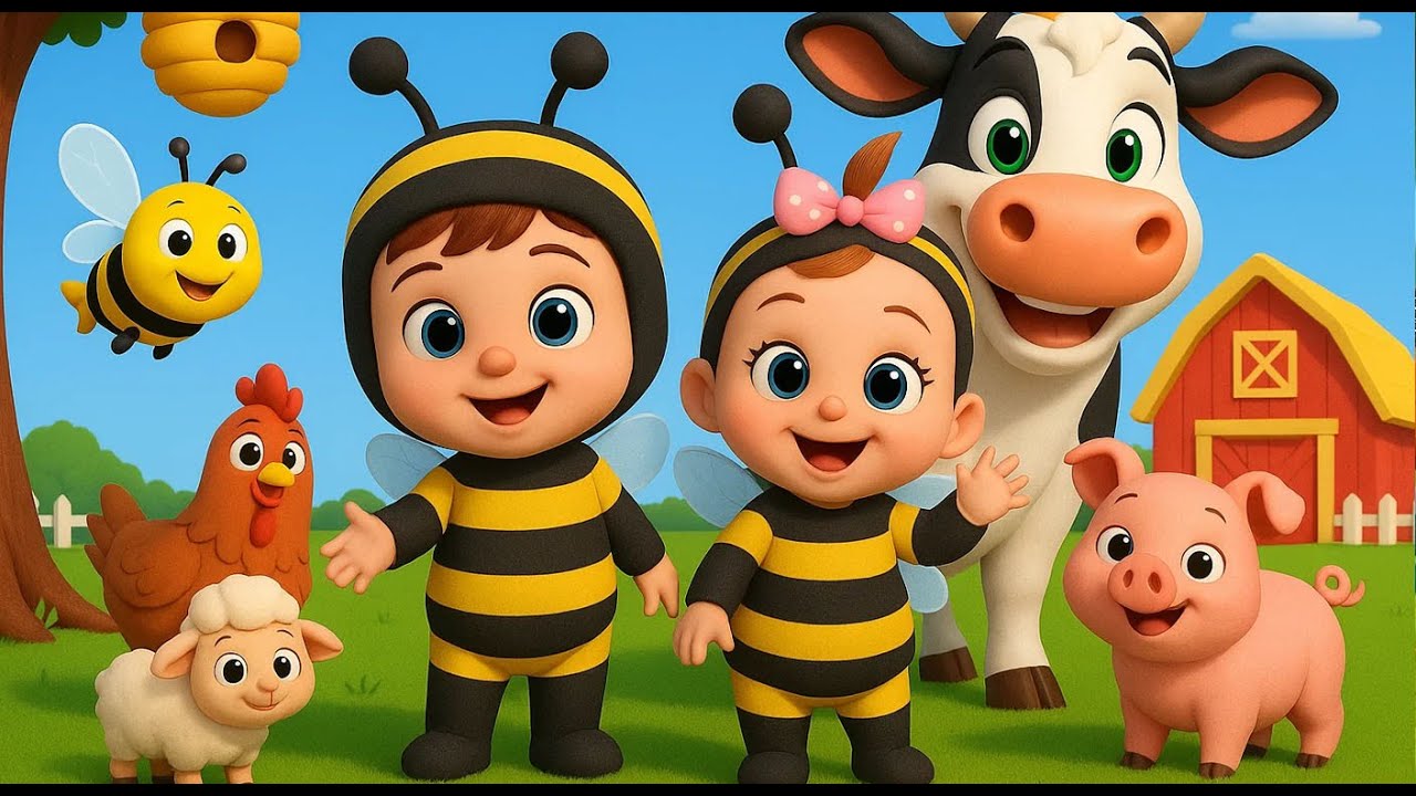 🌈 Mega Mix Infantil: La Vaca Lola, Abejita Chiquitita, Baby Shark, Bartolito y Patito Juan |