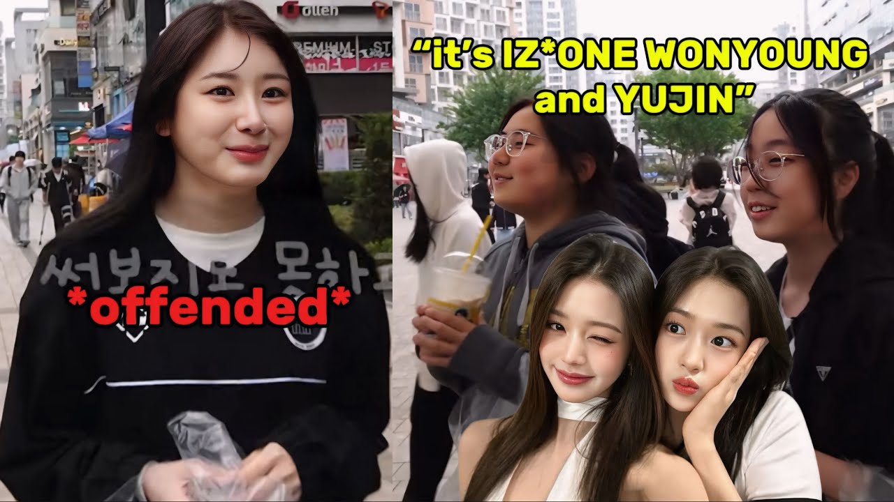 LEE CHAEYEON got offended when these kids picked WONYOUNG and YUJIN as their biases in IZ*ONE