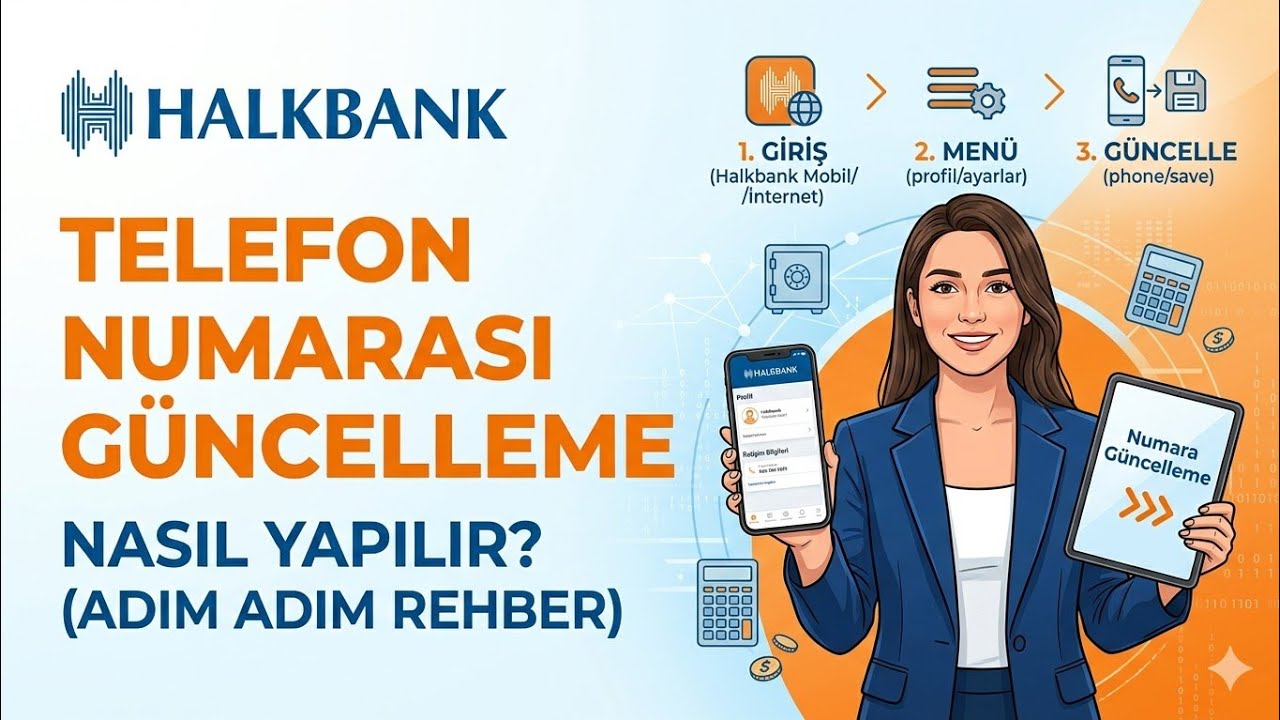 Halkbank Telefon Numarası G&uuml;ncelleme Nasıl Yapılır
