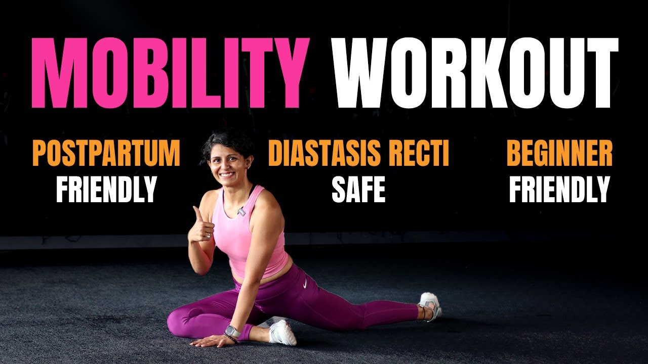 Full Body Mobility Workout | Low Intensity | Postpartum & Diastasis Recti Friendly