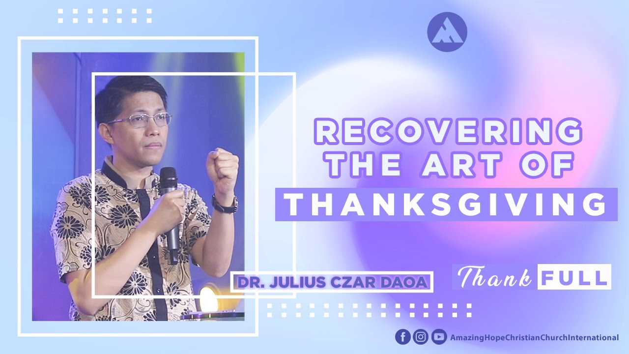 OCTOBER 2021 Series THANKFULL: 