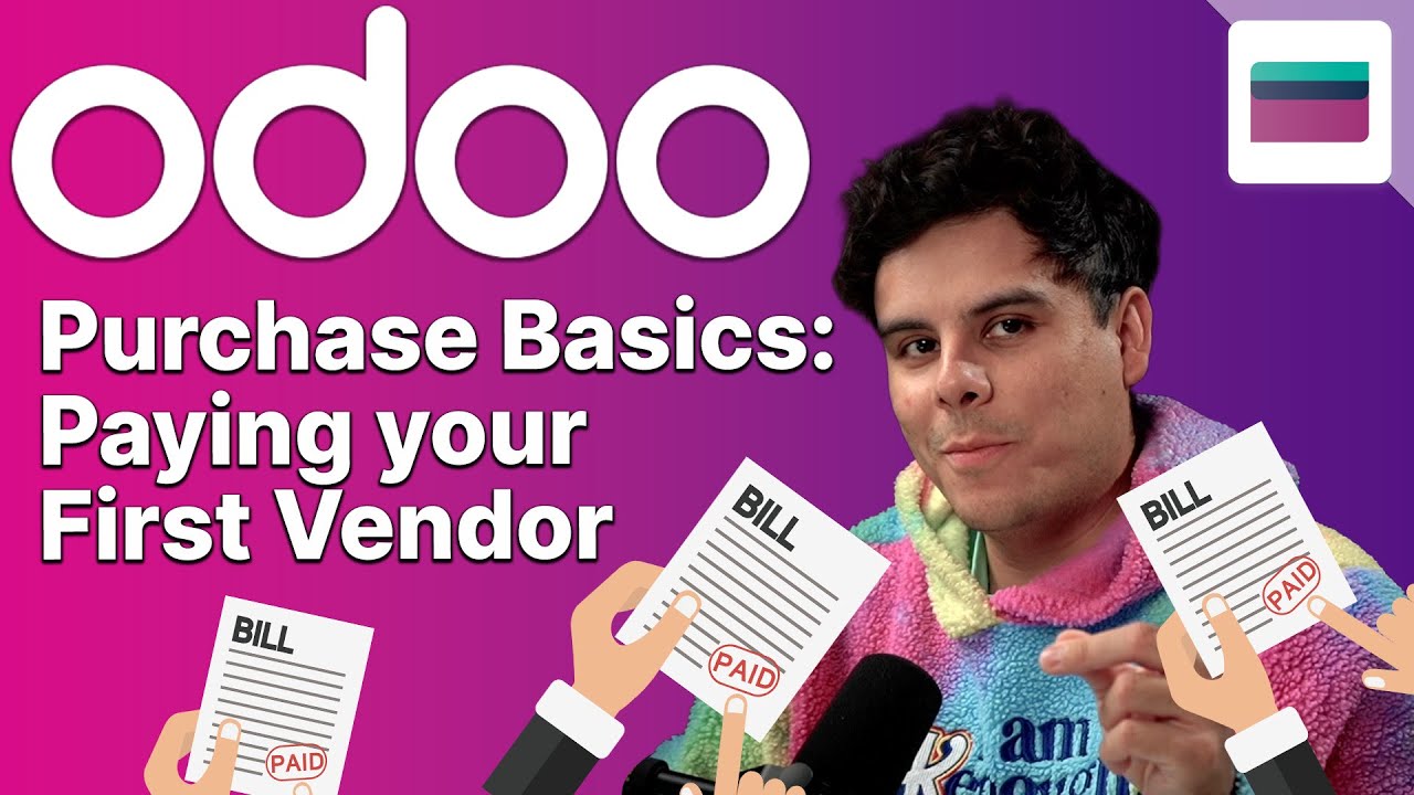 Purchase Basics: Paying your First Vendor | Odoo Purchase