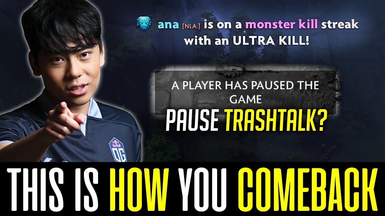 This is how you COMEBACK by ANA - 2x ULTRA KILL DOTA 2