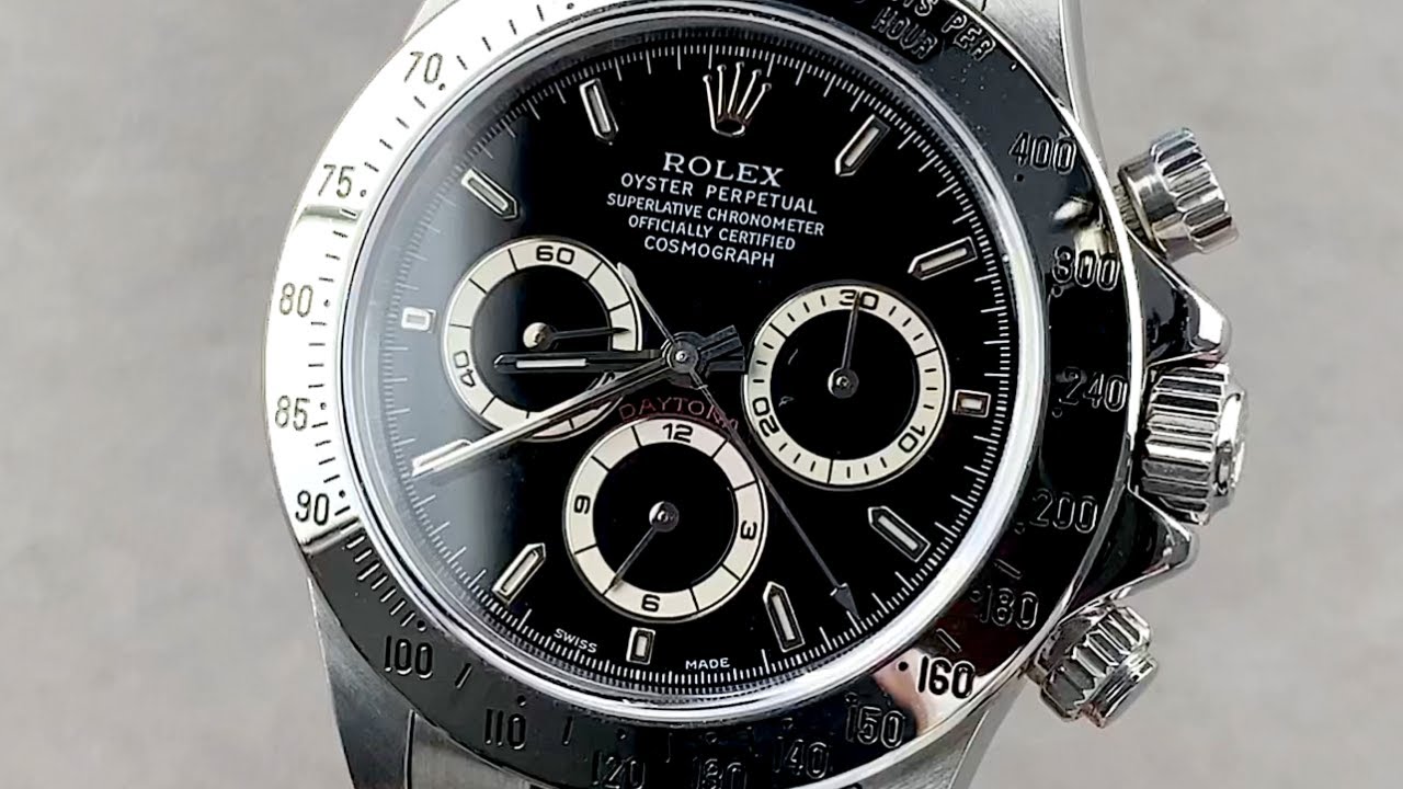 Rolex Daytona 16520 Zenith El Primero Rolex Watch Review