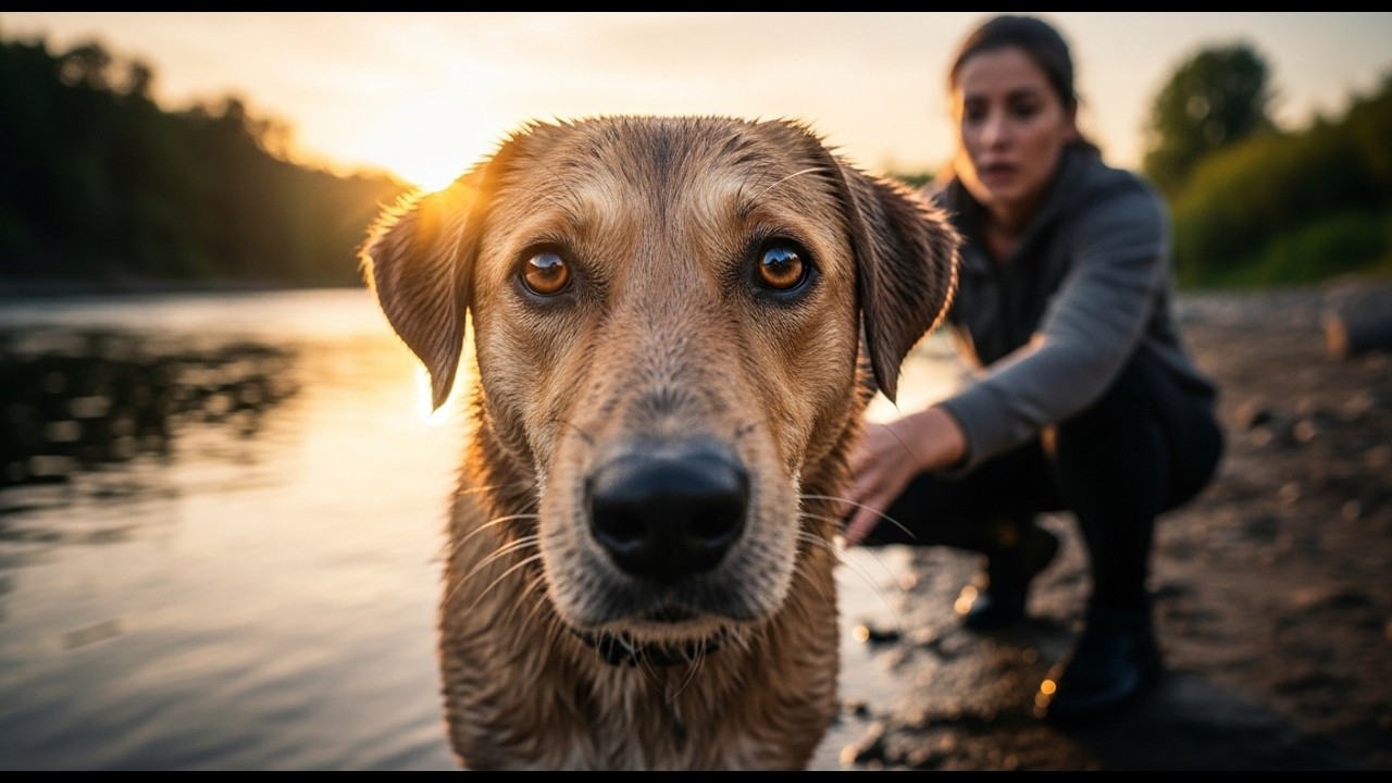 A Stray Dog Wouldn’t Move From the Riverbank, What Rescuers Found Changed Everything