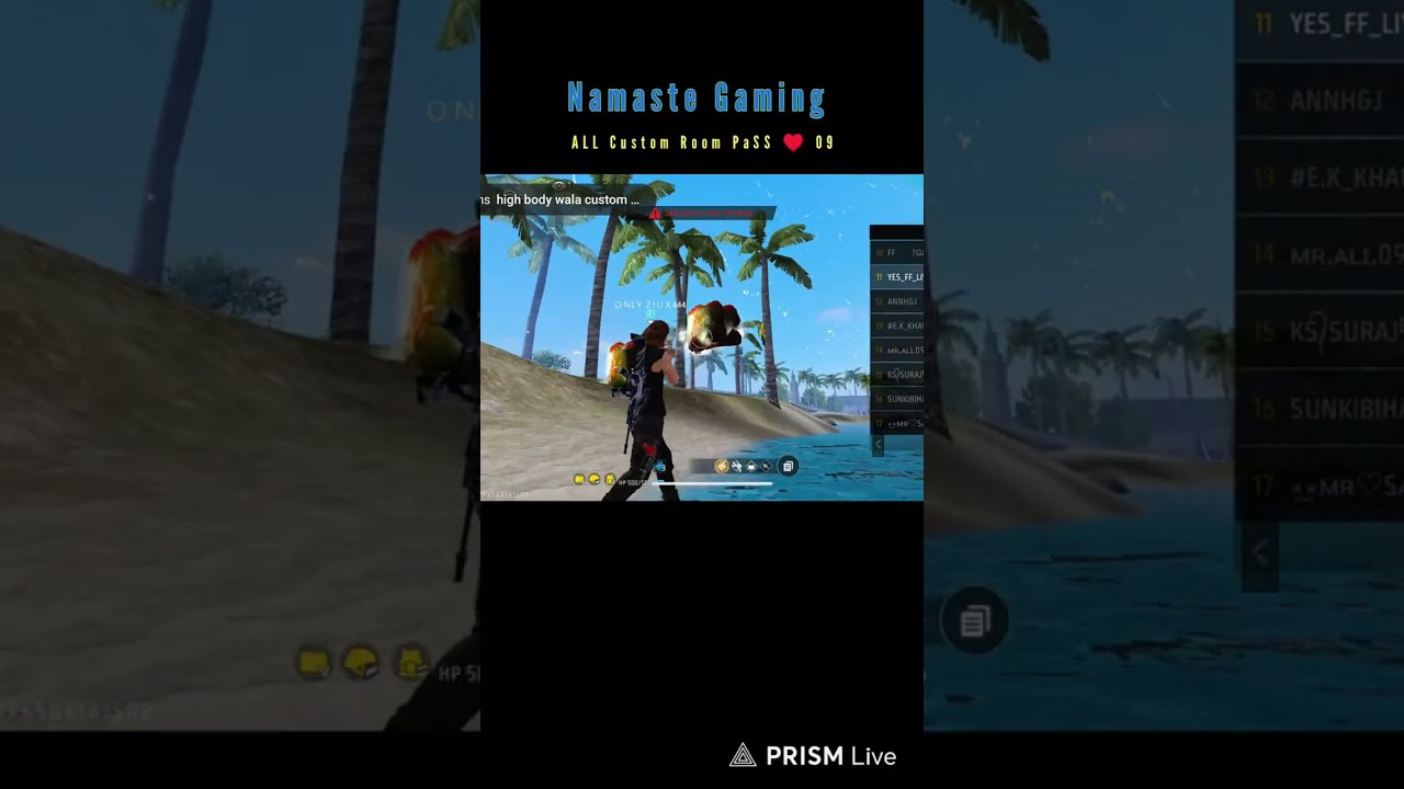 Namaste Gaming Live Free Fire 🔥 Custom Room