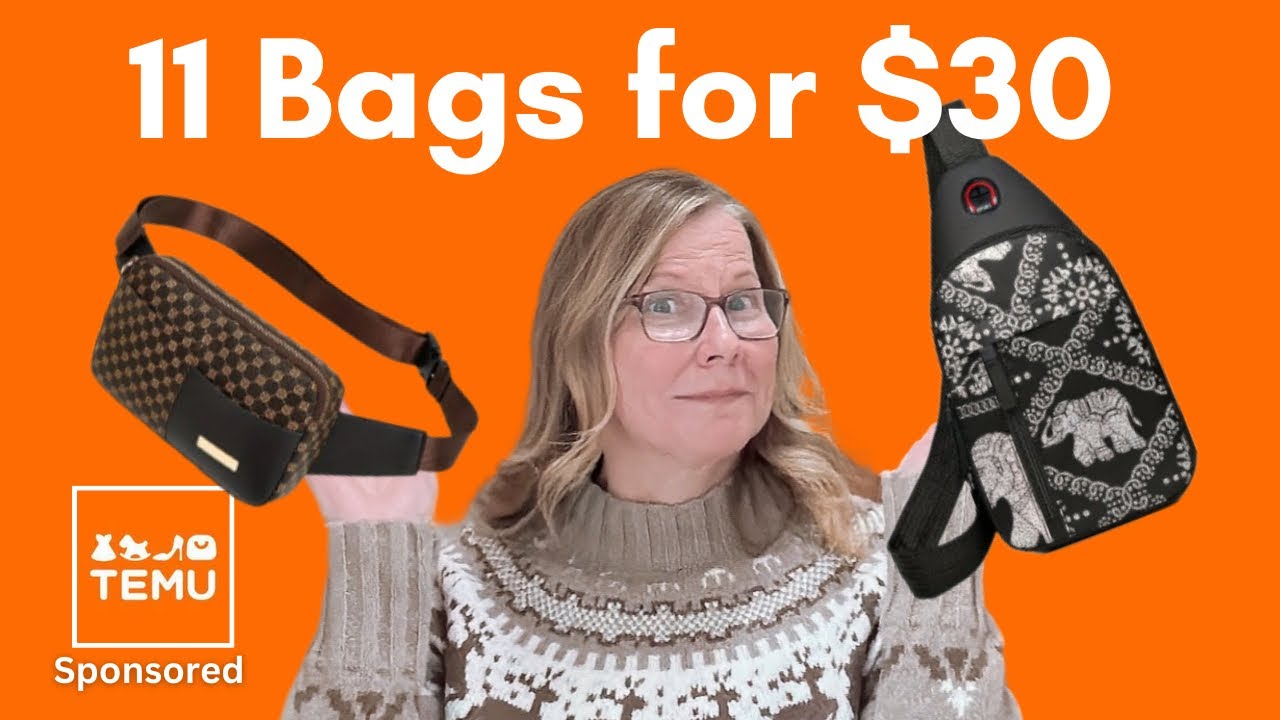 A Bag for Every Occasion @temu Haul | 11 Bags for $30.00