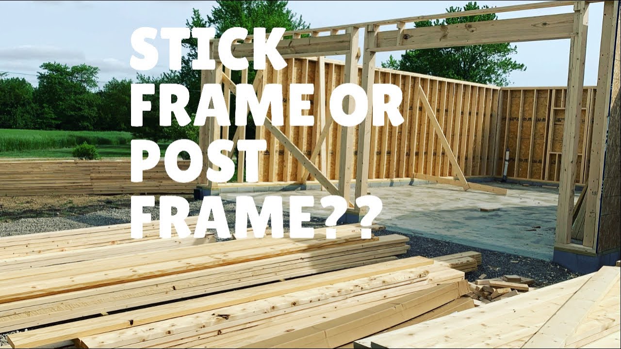 Каркас из брусьев или столбов? (24x32) Что лучше построить? | Attica Lumber
