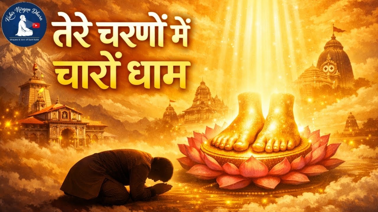 तेरे चरणों में चारों धाम | Kabir Nirgun Bhajan | Tere Charno Me Charo Dham| Kabir Bhajan | KabirVani
