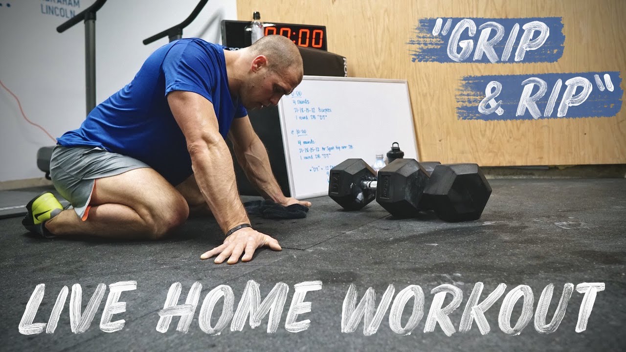 Live Home Workout: “Grip & Rip” - Cole Sager