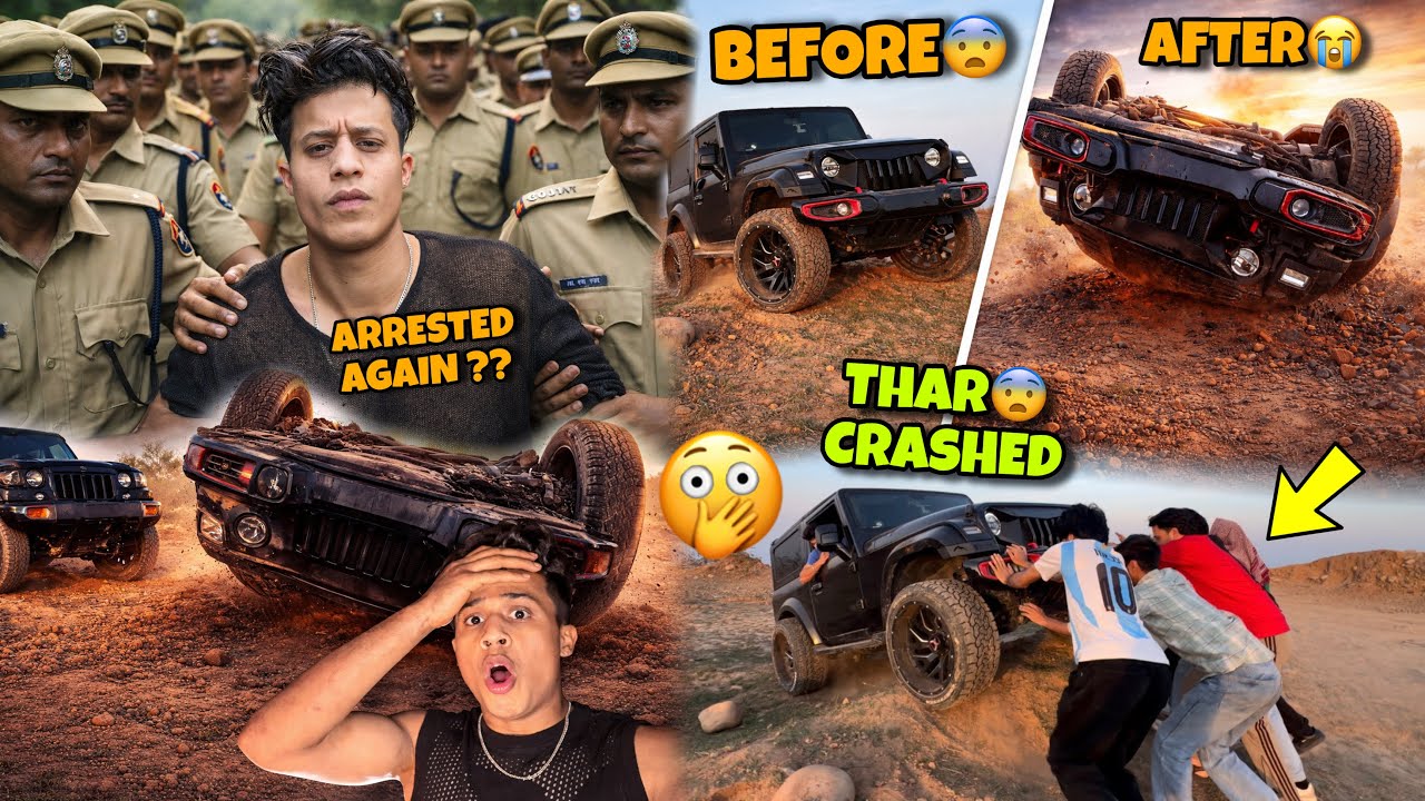 Arrest warrant again😱🙏 | Ramadan me Offroading on Thar Gone Wrong🥺 @aalyanvlogs1299 