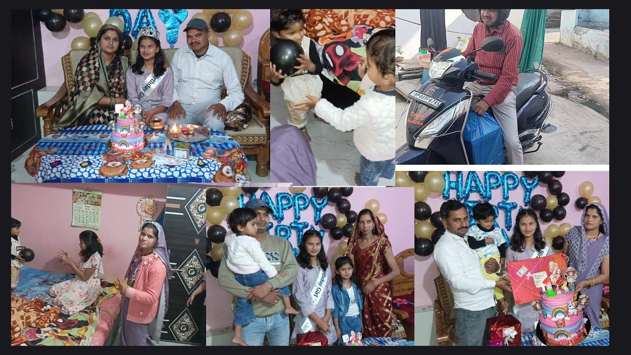 🎊कुछ इस तरह से मनाया yashika का birthday परिवार के साथ # इतना प्यारा केक लाए hasbennd जी👌 